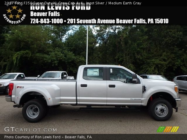 2017 Ford F350 Super Duty XL Crew Cab 4x4 in Ingot Silver