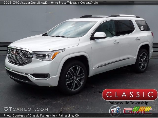 2018 GMC Acadia Denali AWD in White Frost Tricoat