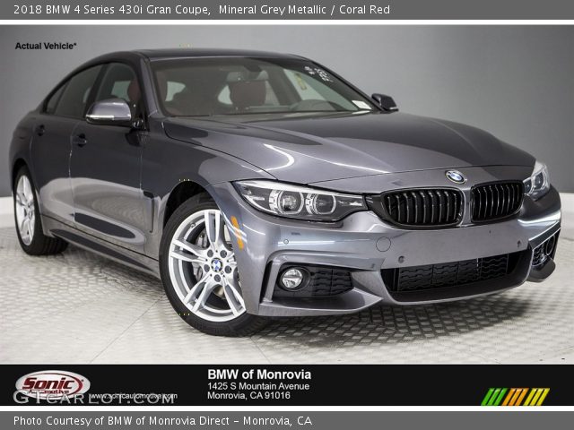 2018 BMW 4 Series 430i Gran Coupe in Mineral Grey Metallic