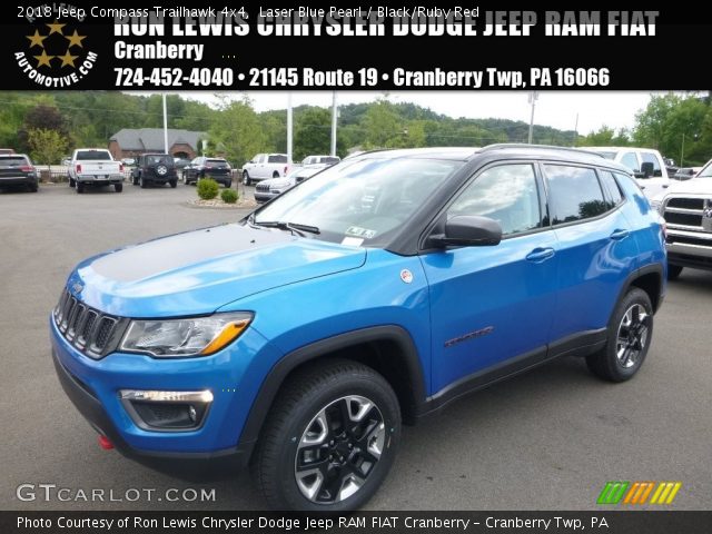 2018 Jeep Compass Trailhawk 4x4 in Laser Blue Pearl
