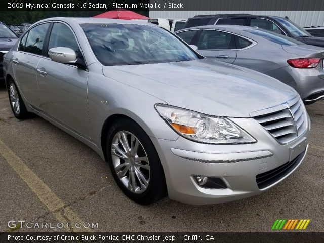 2009 Hyundai Genesis 4.6 Sedan in Platinum Metallic