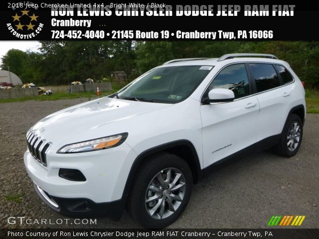 2018 Jeep Cherokee Limited 4x4 in Bright White