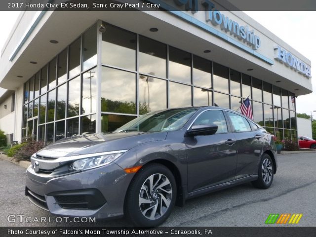 2017 Honda Civic EX Sedan in Sonic Gray Pearl