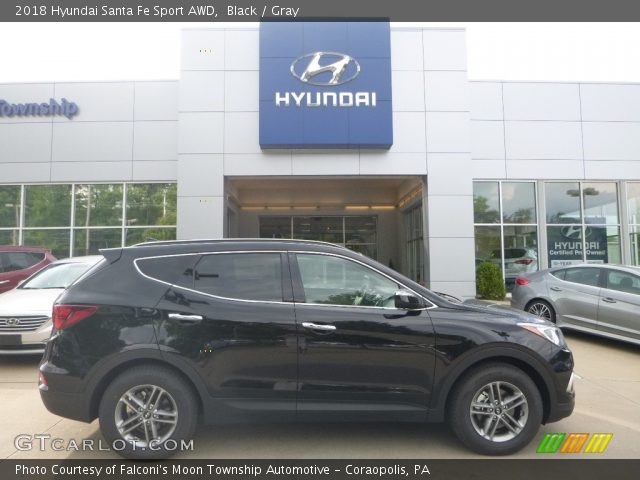 2018 Hyundai Santa Fe Sport AWD in Black