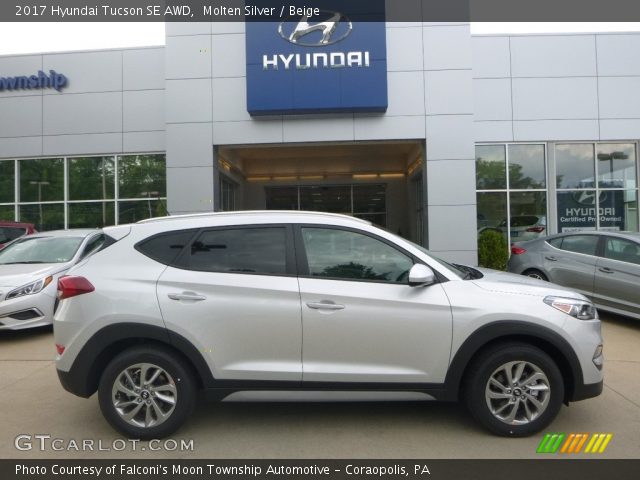2017 Hyundai Tucson SE AWD in Molten Silver