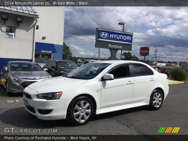 2014 Mitsubishi Lancer ES in Wicked White