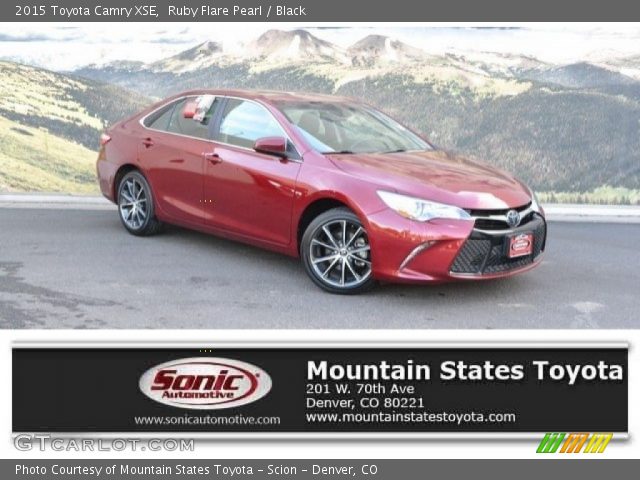 2015 Toyota Camry XSE in Ruby Flare Pearl