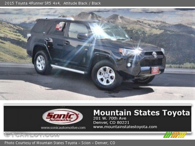 2015 Toyota 4Runner SR5 4x4 in Attitude Black