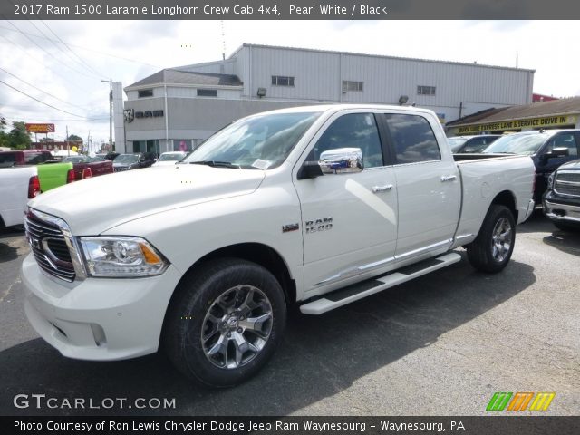 2017 Ram 1500 Laramie Longhorn Crew Cab 4x4 in Pearl White