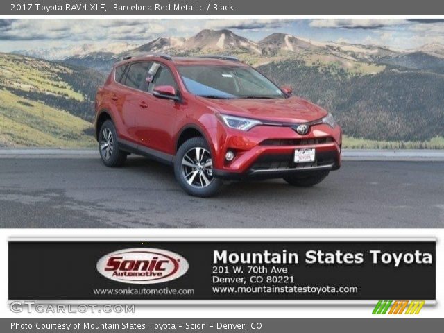 2017 Toyota RAV4 XLE in Barcelona Red Metallic