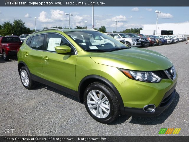 2017 Nissan Rogue Sport SV AWD in Nitro Lime