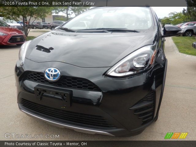 2018 Toyota Prius c One in Black Sand Pearl