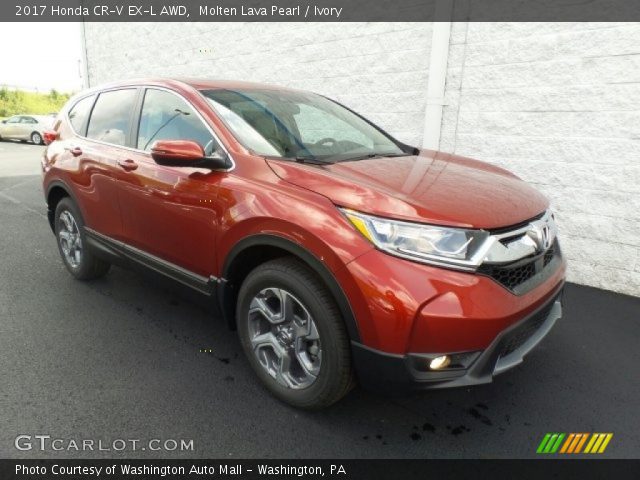 2017 Honda CR-V EX-L AWD in Molten Lava Pearl