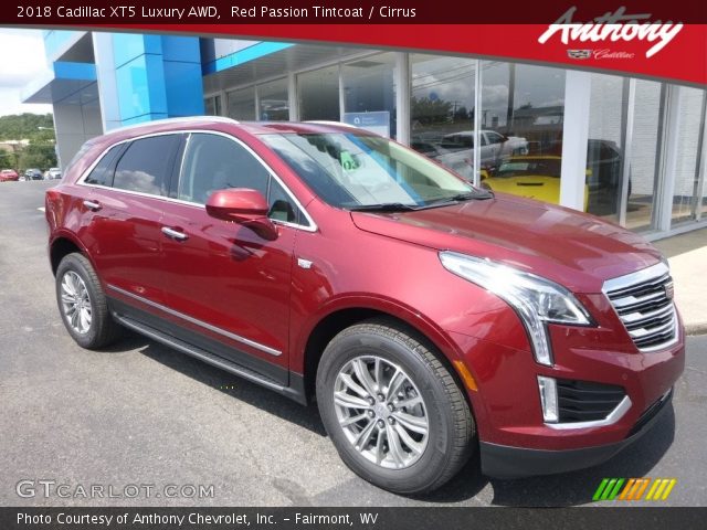 2018 Cadillac XT5 Luxury AWD in Red Passion Tintcoat