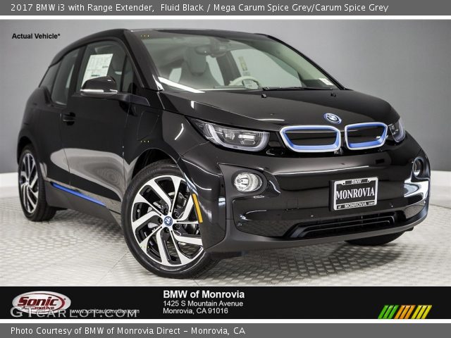 2017 BMW i3 with Range Extender in Fluid Black