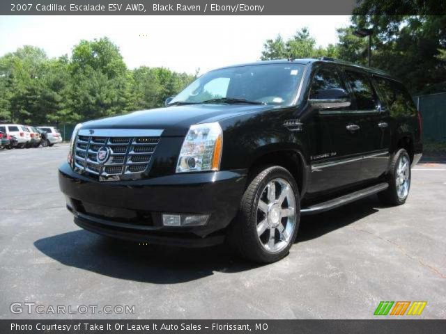 2007 Cadillac Escalade ESV AWD in Black Raven