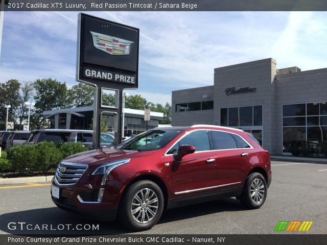 2017 Cadillac XT5 Luxury in Red Passion Tintcoat