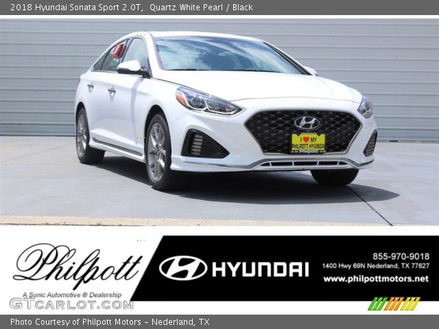 2018 Hyundai Sonata Sport 2.0T in Quartz White Pearl