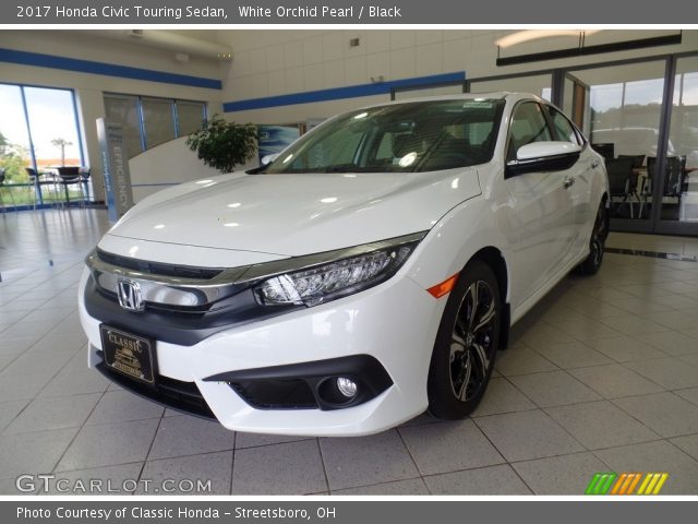 2017 Honda Civic Touring Sedan in White Orchid Pearl