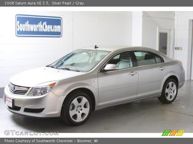2008 Saturn Aura XE 3.5 in Silver Pearl