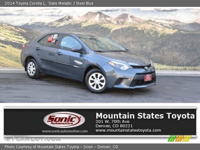 2014 Toyota Corolla L in Slate Metallic