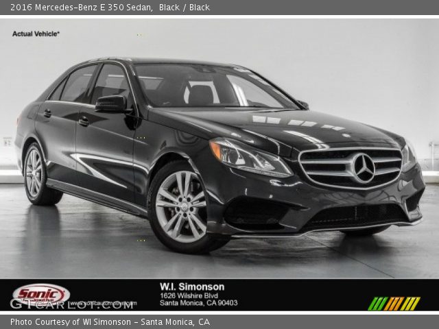 2016 Mercedes-Benz E 350 Sedan in Black