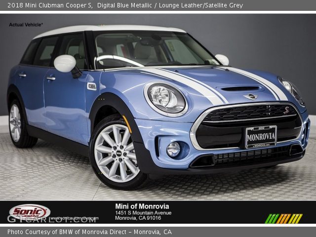 2018 Mini Clubman Cooper S in Digital Blue Metallic