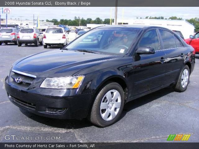 2008 Hyundai Sonata GLS in Ebony Black