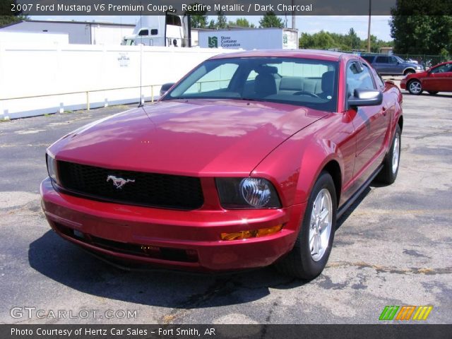 2007 Ford Mustang V6 Premium Coupe in Redfire Metallic