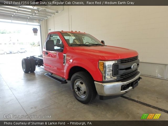2017 Ford F350 Super Duty XL Regular Cab Chassis in Race Red