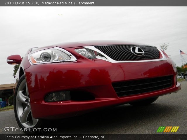 2010 Lexus GS 350 in Matador Red Mica