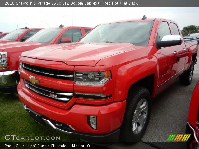 2018 Chevrolet Silverado 1500 LTZ Double Cab 4x4 in Red Hot