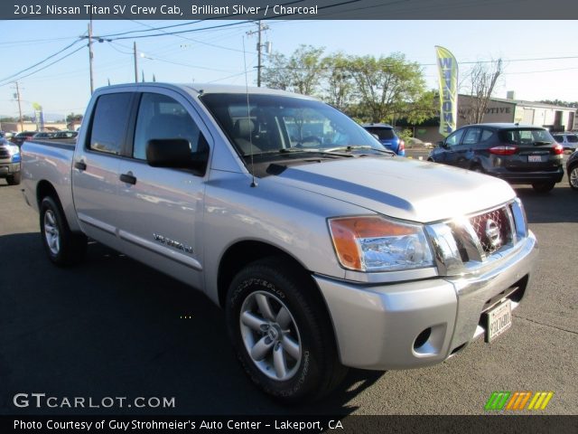 2012 Nissan Titan SV Crew Cab in Brilliant Silver