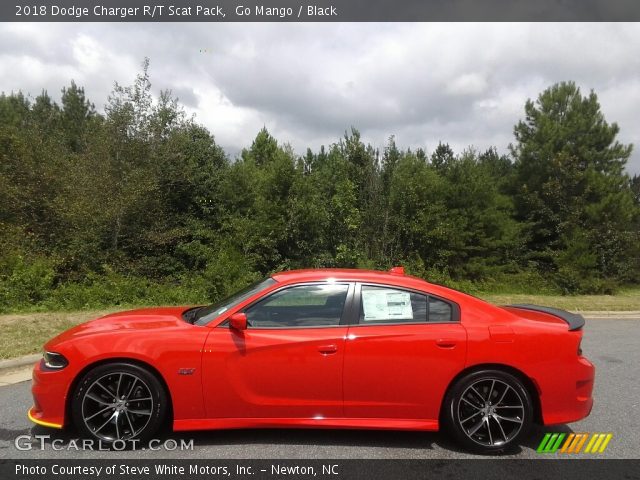 2018 Dodge Charger R/T Scat Pack in Go Mango