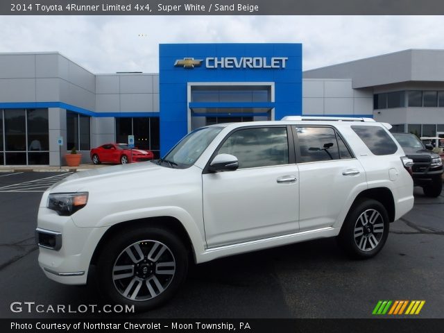 2014 Toyota 4Runner Limited 4x4 in Super White