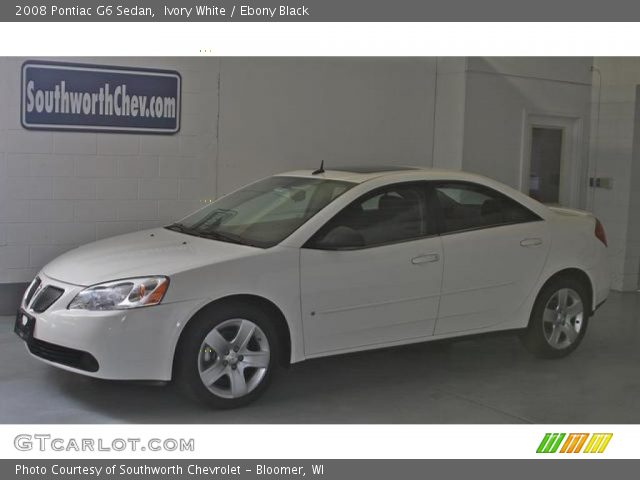2008 Pontiac G6 Sedan in Ivory White