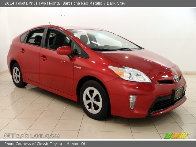 2014 Toyota Prius Two Hybrid in Barcelona Red Metallic