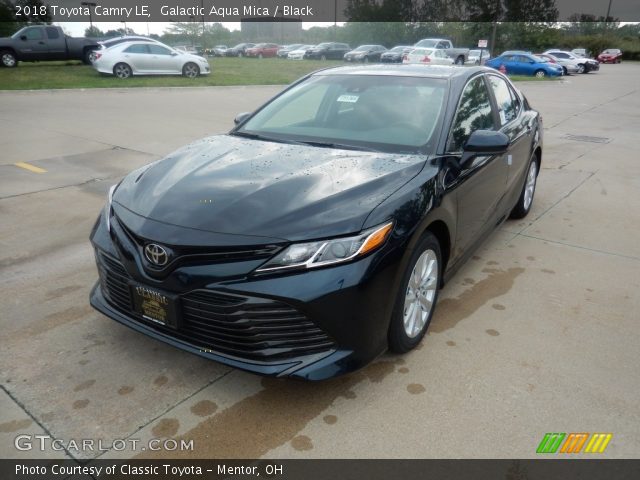 2018 Toyota Camry LE in Galactic Aqua Mica