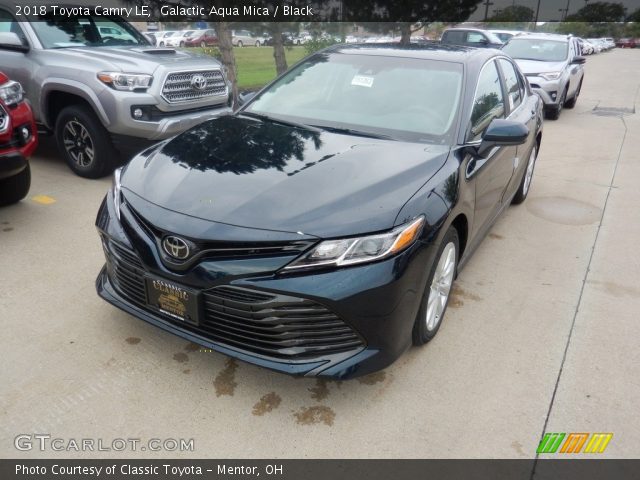 2018 Toyota Camry LE in Galactic Aqua Mica