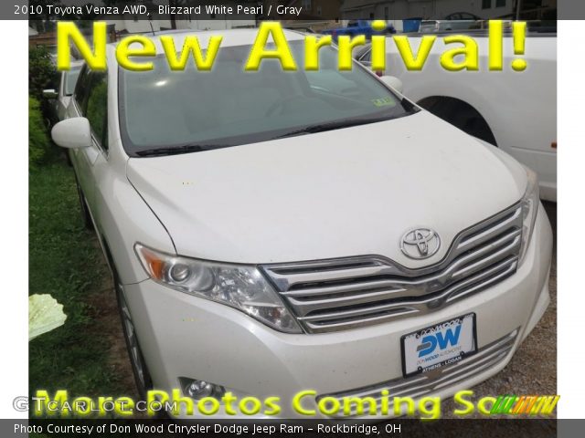 2010 Toyota Venza AWD in Blizzard White Pearl