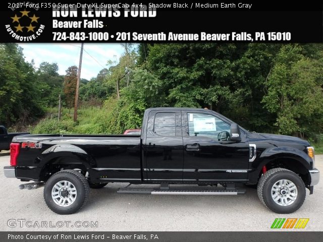 2017 Ford F350 Super Duty XL SuperCab 4x4 in Shadow Black