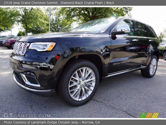 2018 Jeep Grand Cherokee Summit in Diamond Black Crystal Pearl