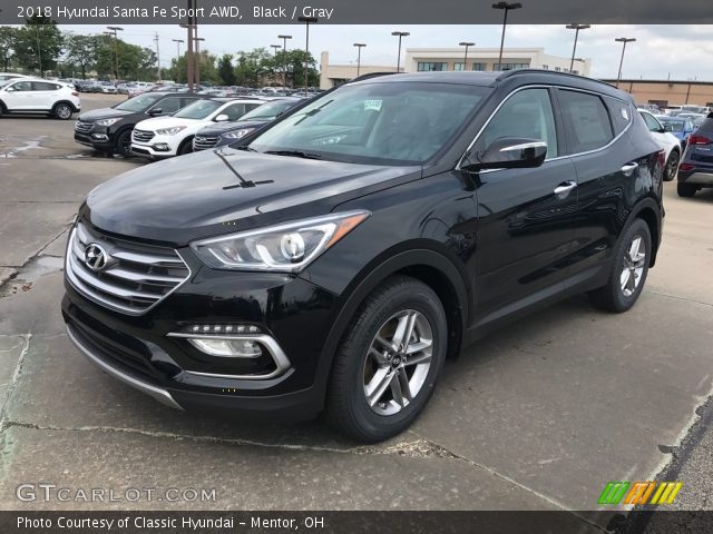 2018 Hyundai Santa Fe Sport AWD in Black