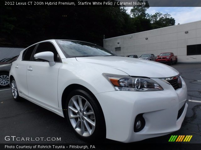 2012 Lexus CT 200h Hybrid Premium in Starfire White Pearl