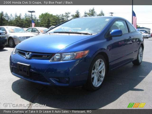2006 Honda Civic Si Coupe in Fiji Blue Pearl