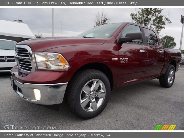 2017 Ram 1500 Big Horn Crew Cab in Delmonico Red Pearl