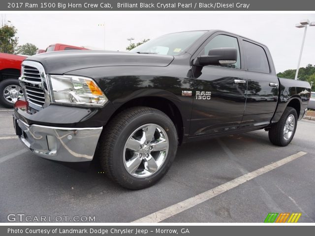 2017 Ram 1500 Big Horn Crew Cab in Brilliant Black Crystal Pearl