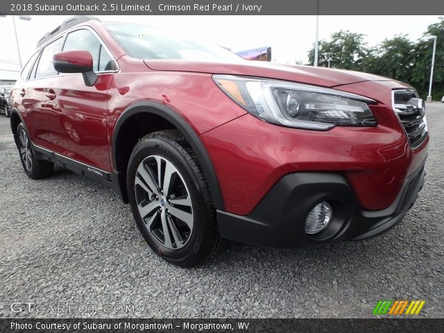 2018 Subaru Outback 2.5i Limited in Crimson Red Pearl