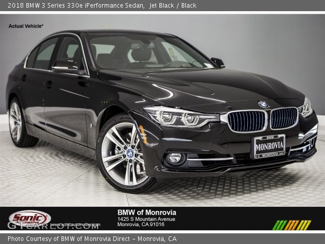 2018 BMW 3 Series 330e iPerformance Sedan in Jet Black