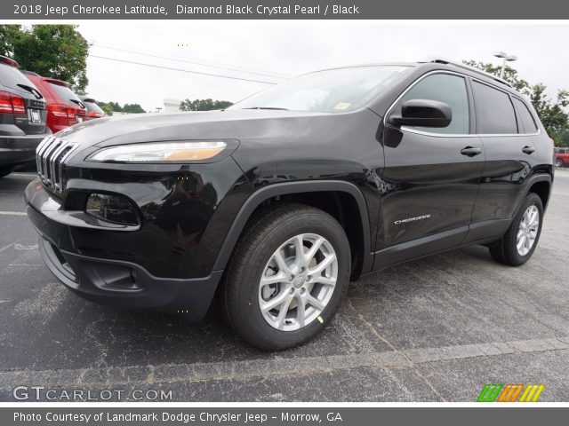 2018 Jeep Cherokee Latitude in Diamond Black Crystal Pearl